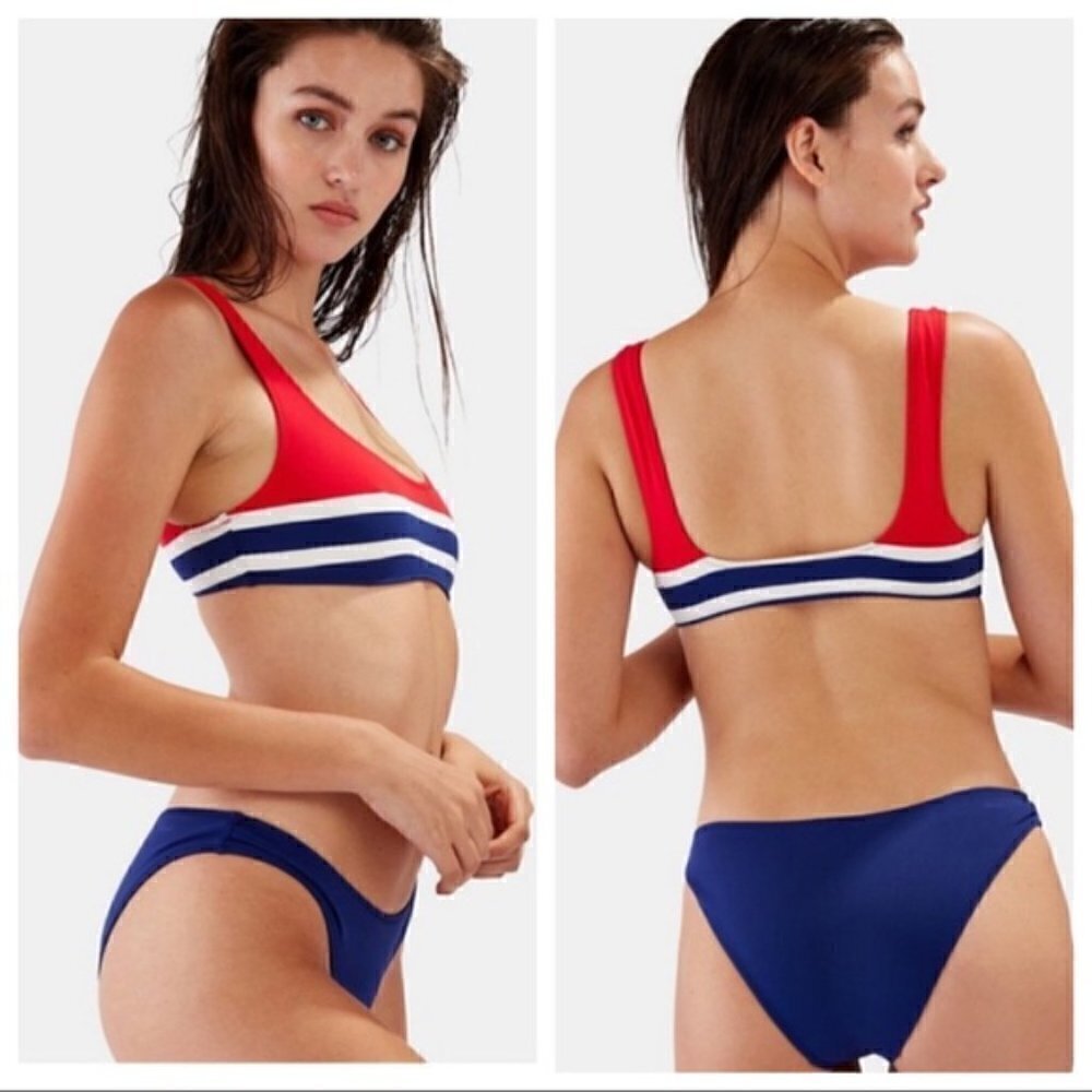 Solid & Striped The Elle Bikini Top NWT Size XS